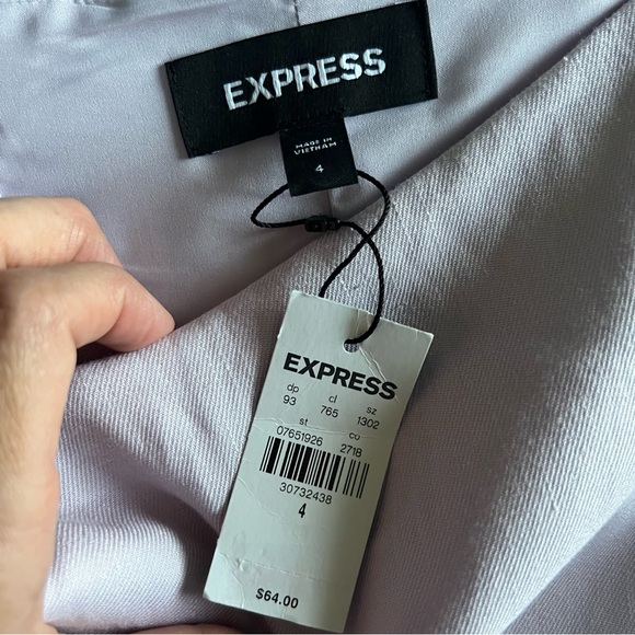 NWT Express Lilac Ruffle Skort Asymmetrical - Size 4 - Picture 7 of 10